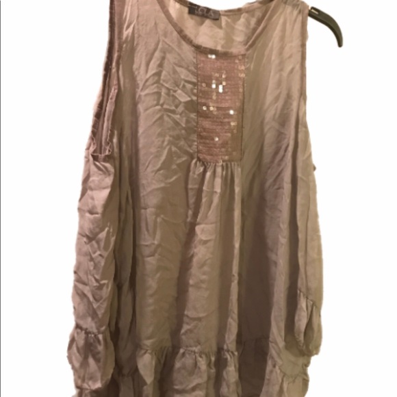 **sale** Lola made it Italy cold shoulder top - Picture 1 of 7